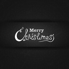 Merry Christmas vector text Calligraphic Lettering design