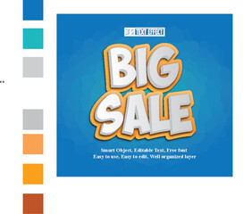 illustration of  Text Effect sale discount 