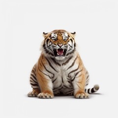 Obraz premium A fat chubby cute Tiger