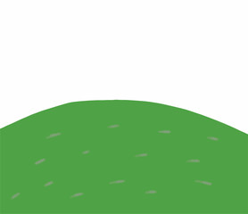 background with green grass ground.