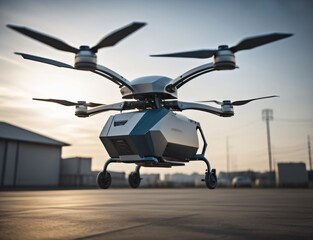 Ai Generated a humanoid robot interacting with New World