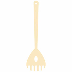 Shoulder blade flat pattern for decoration.