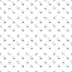 Seamless pattern with cute muzzle of magical cat3. Doodle vector illustration.