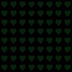 seamless love heart pattern