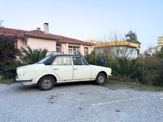Old Turkish made legend model car that produced in 1970. Turkey's first domestic mass production...
