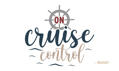 On cruise control SVG Craft Design.
