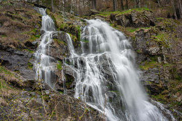 Fototapeta na wymiar Famous waterfall of Todtnau in Black Forest (German: Schwarzwald), Germany