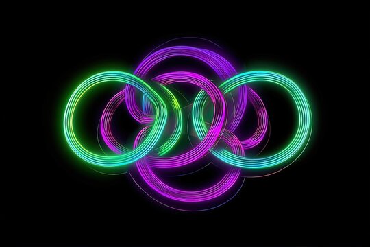 Neon Psychic Circles