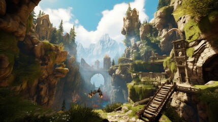 Visually Stunning Environment That Transports Players To An Unexplored Realm 
