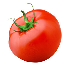 tomato isolated on white background, full depth of field