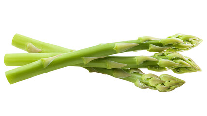 asparagus isolated on white background, full depth of field