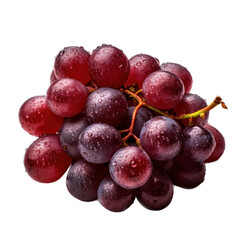 Red Grapes Isolated