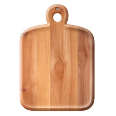 A wooden cutting board with a smooth surface
