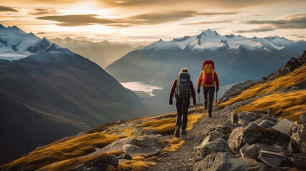 Obraz premium Exploration and adventure, Convey a sense of exploration and adventure by featuring intrepid explorers venturing into the unknown