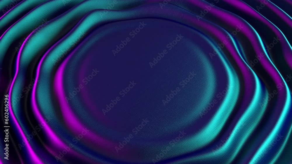 Canvas Prints colorful 3d render abstract background. bright pulse surface motion video for creative presentation.