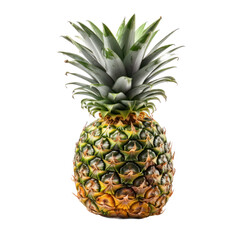 Fototapeta premium Exotic Pineapple on a White Background
