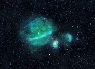 Emission nebula in Auriga