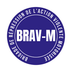 Symbole BRAV-M Brigade de répression de l'action violente motorisée