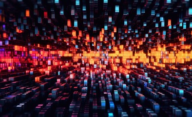 Obraz premium Abstract background illustration, generative ai