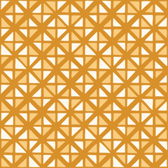 Hand-Drawn Artisanal Wood Block Print Geometric Vector Seamless Pattern. Hans-Stamped Mirrored Triangles Organic Lines Background. Global Nomadic Design. Mini Boho Repeat