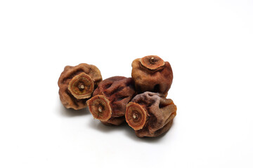 白背景の干し柿