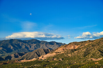 Colorado Rocky Mountains Just After Sunrise