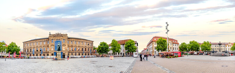 Obraz premium Markt, Erlangen, Deutschland 