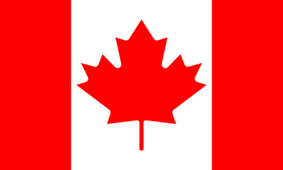 Fototapeta na wymiar canada flag illustration. vector of canadian maple leaf background