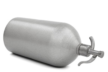 Siphon  for soda water, isolated on white background