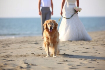 Dog illustration Ai generative