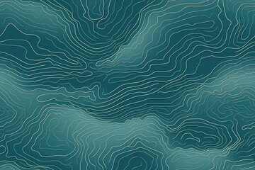 Topography map lines background. Generative AI.