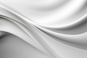 White abstract background. Generative AI.