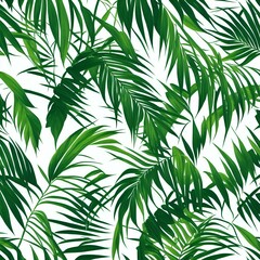 Acai leaf pattern Generative AI
