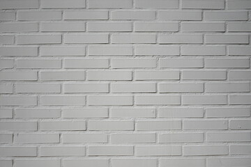 White brick wall for background. Modern white brick wall texture for background. 