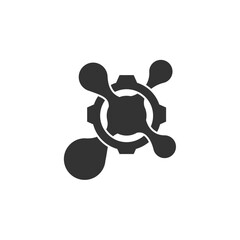 technology logo template. Icon Illustration Brand Identity. Isolated and flat illustration. Vector graphic