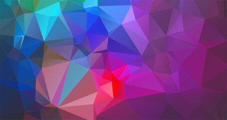Obraz premium Abstract polygonal background. Triangular design for your business.