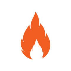 Fire flame Logo Template vector icon Oil, gas and energy logo