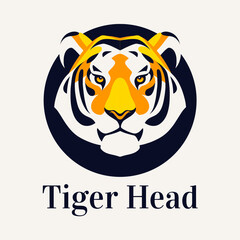 Tiger Head Vector Art, Illustration and Graphic