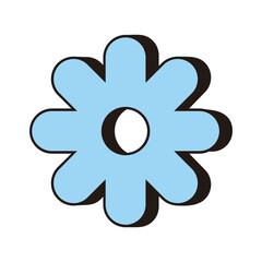 Abstract Retro Shape