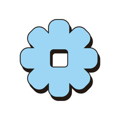 Abstract Retro Shape