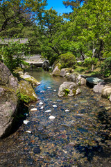 Fototapeta na wymiar 兼六園　　石川県にある風光明媚で有名な日本式庭園