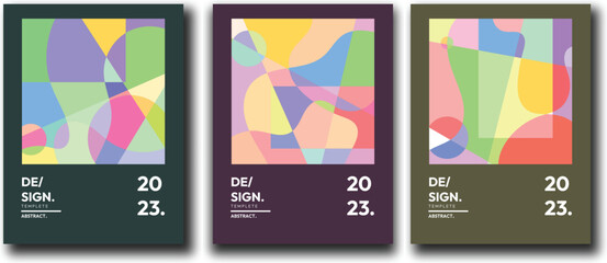 Obraz premium Vector Illustration geometric colorful liquid and fluid abstract for banner template