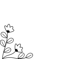 Flower Corner Ornament