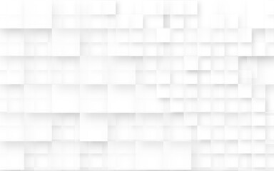 Pixelated monochrome geometric texture. Abstract squares mosaic background with copy space.