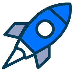 The Startup icon represents a new business venture, commonly used in entrepreneurship or business-related software