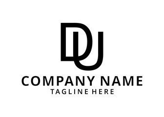 Initial letters DU Logo Design Template Vector Illustration