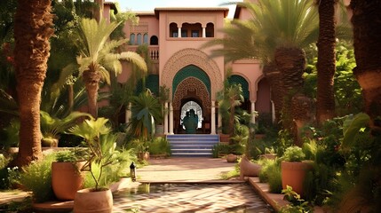 courtyard of the church
