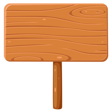 Wooden sign with line texture.