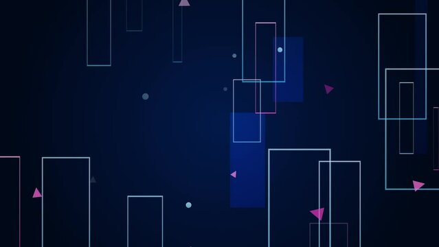 ベクター シェイプ ポップ カラフル BG30_01