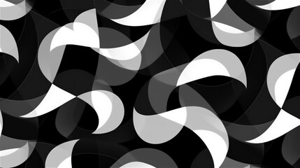 Generative AI, A minimalist abstract pattern in shades of black and gray